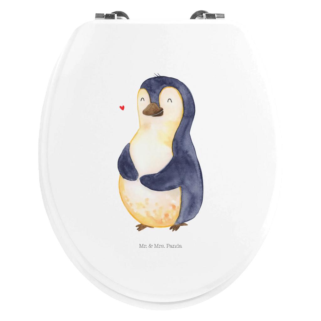 Motiv WC Sitz Pinguin Diät Klobrille, Klodeckel, Toilettendeckel, WC-Sitz, Toilette, Pinguin, Pinguine, Diät, Abnehmen, Abspecken, Gewicht, Motivation, Selbstliebe, Körperliebe, Selbstrespekt