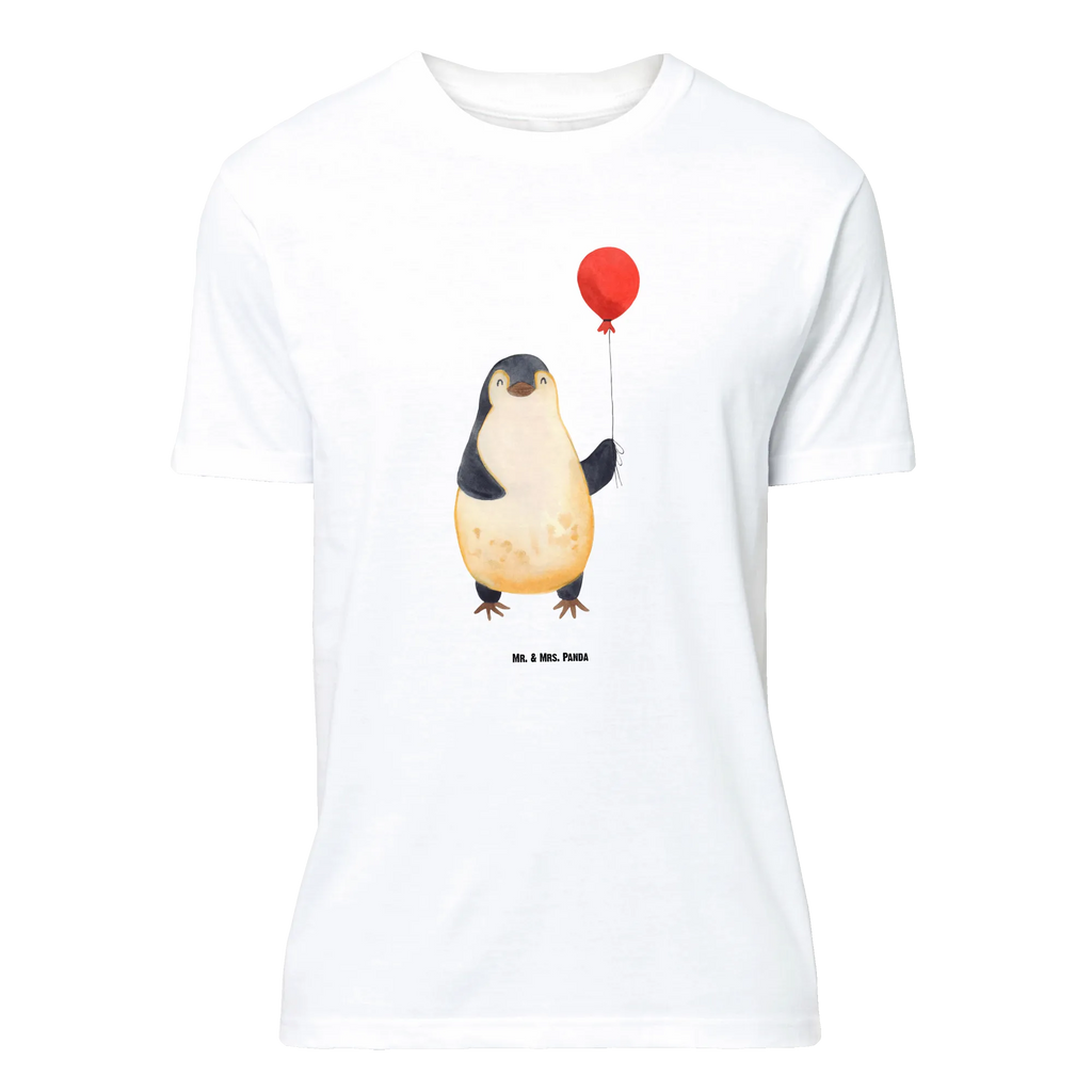 T-Shirt Standard Pinguin Luftballon T-Shirt, Shirt, Tshirt, Lustiges T-Shirt, T-Shirt mit Spruch, Party, Junggesellenabschied, Jubiläum, Geburstag, Herrn, Damen, Männer, Frauen, Schlafshirt, Nachthemd, Sprüche, Pinguin, Pinguine, Luftballon, Tagträume, Lebenslust, Geschenk Freundin, Geschenkidee, beste Freundin, Motivation, Neustart, neues Leben, Liebe, Glück