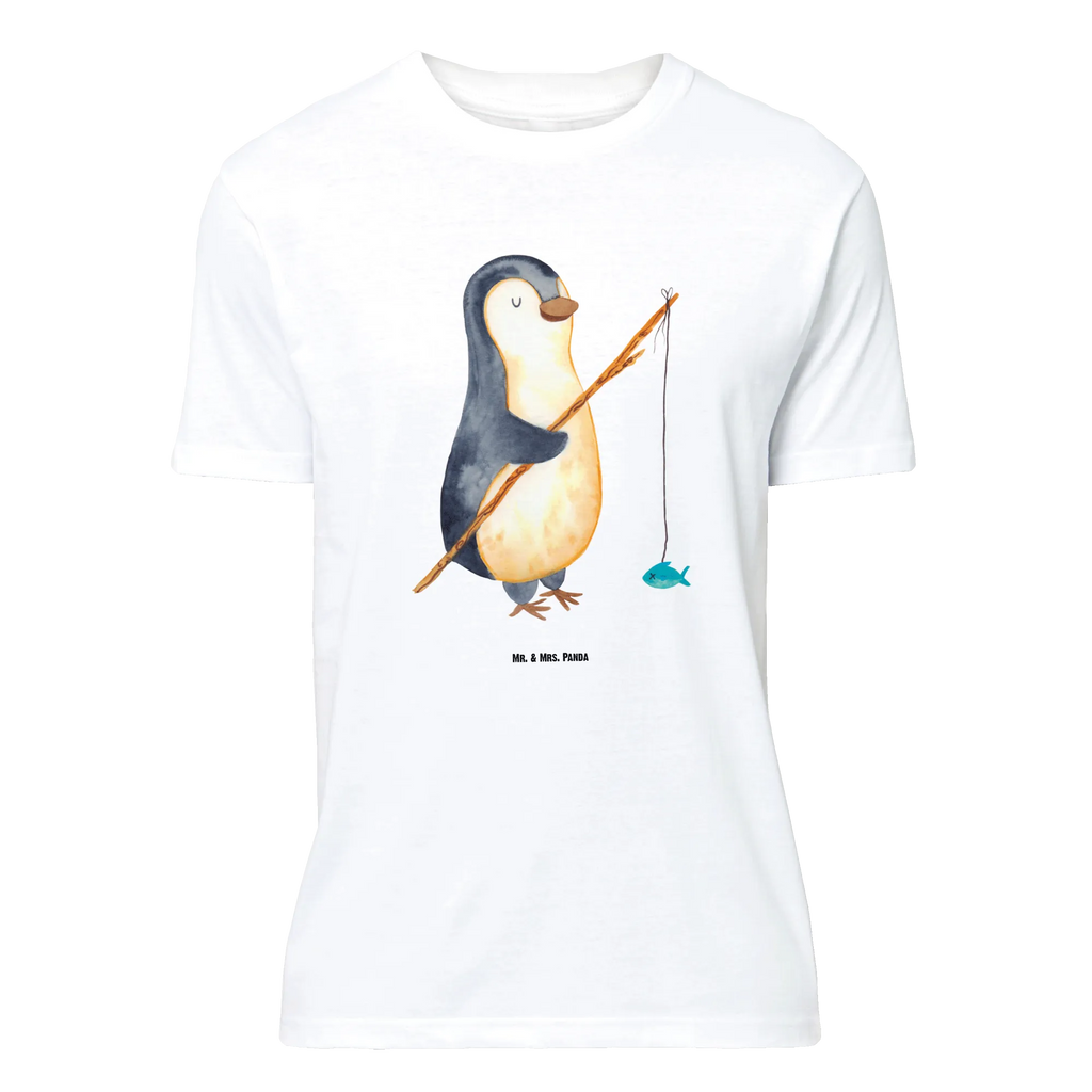 T-Shirt Standard Pinguin Angler T-Shirt, Shirt, Tshirt, Lustiges T-Shirt, T-Shirt mit Spruch, Party, Junggesellenabschied, Jubiläum, Geburstag, Herrn, Damen, Männer, Frauen, Schlafshirt, Nachthemd, Sprüche, Pinguin, Pinguine, Angeln, Angler, Tagträume, Hobby, Plan, Planer, Tagesplan, Neustart, Motivation, Geschenk, Freundinnen, Geschenkidee, Urlaub, Wochenende