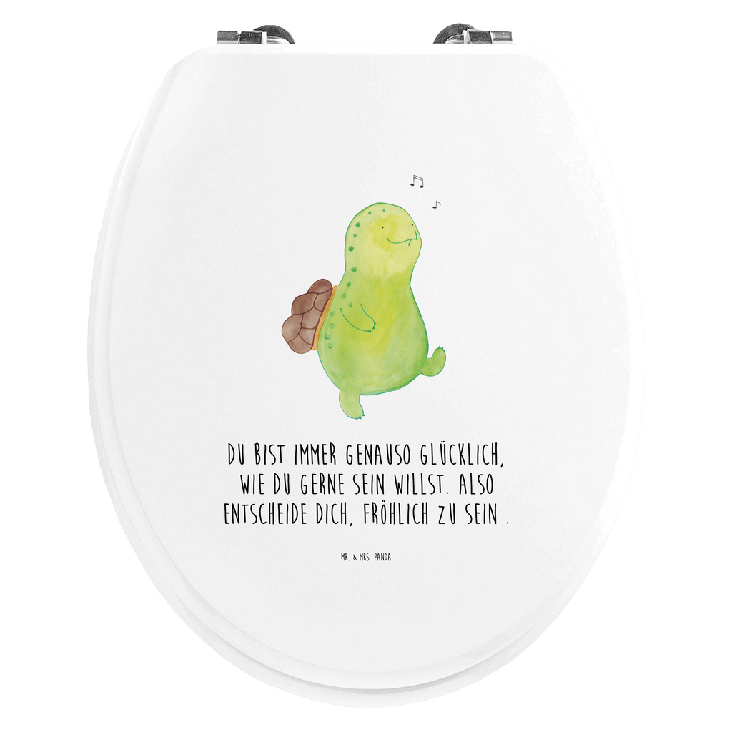 Motiv WC Sitz Schildkröte Pfeifen Klobrille, Klodeckel, Toilettendeckel, WC-Sitz, Toilette, Schildkröte, Schildi, Schildkröten, fröhlich, Glück, Motivation, Lebensfreude, Depression, Trennung, Neuanfang