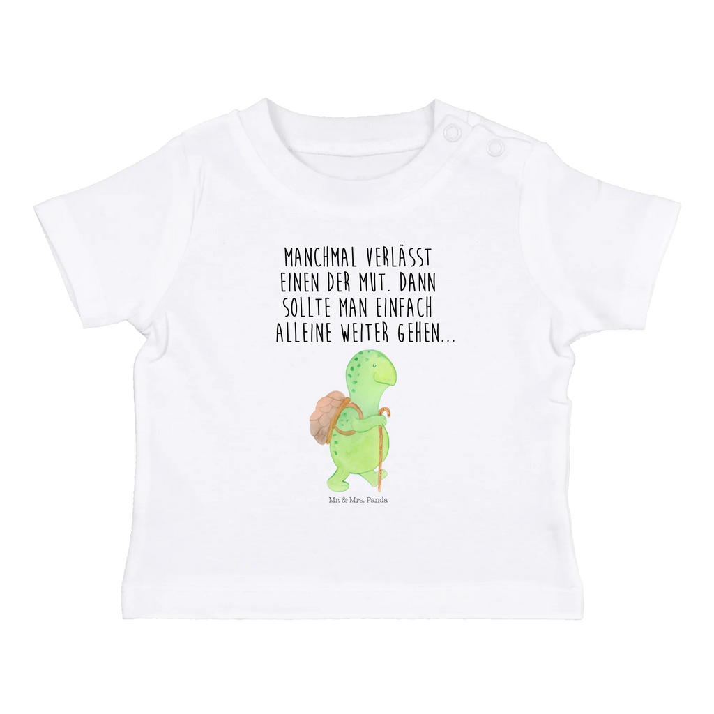 Organic Baby Shirt Schildkröte Wanderer Baby T-Shirt, Jungen Baby T-Shirt, Mädchen Baby T-Shirt, Shirt, Schildkröte, Schildkröten, Motivation, Motivationsspruch, Motivationssprüche, Neuanfang