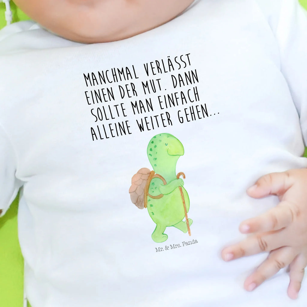 Organic Baby Shirt Schildkröte Wanderer Baby T-Shirt, Jungen Baby T-Shirt, Mädchen Baby T-Shirt, Shirt, Schildkröte, Schildkröten, Motivation, Motivationsspruch, Motivationssprüche, Neuanfang