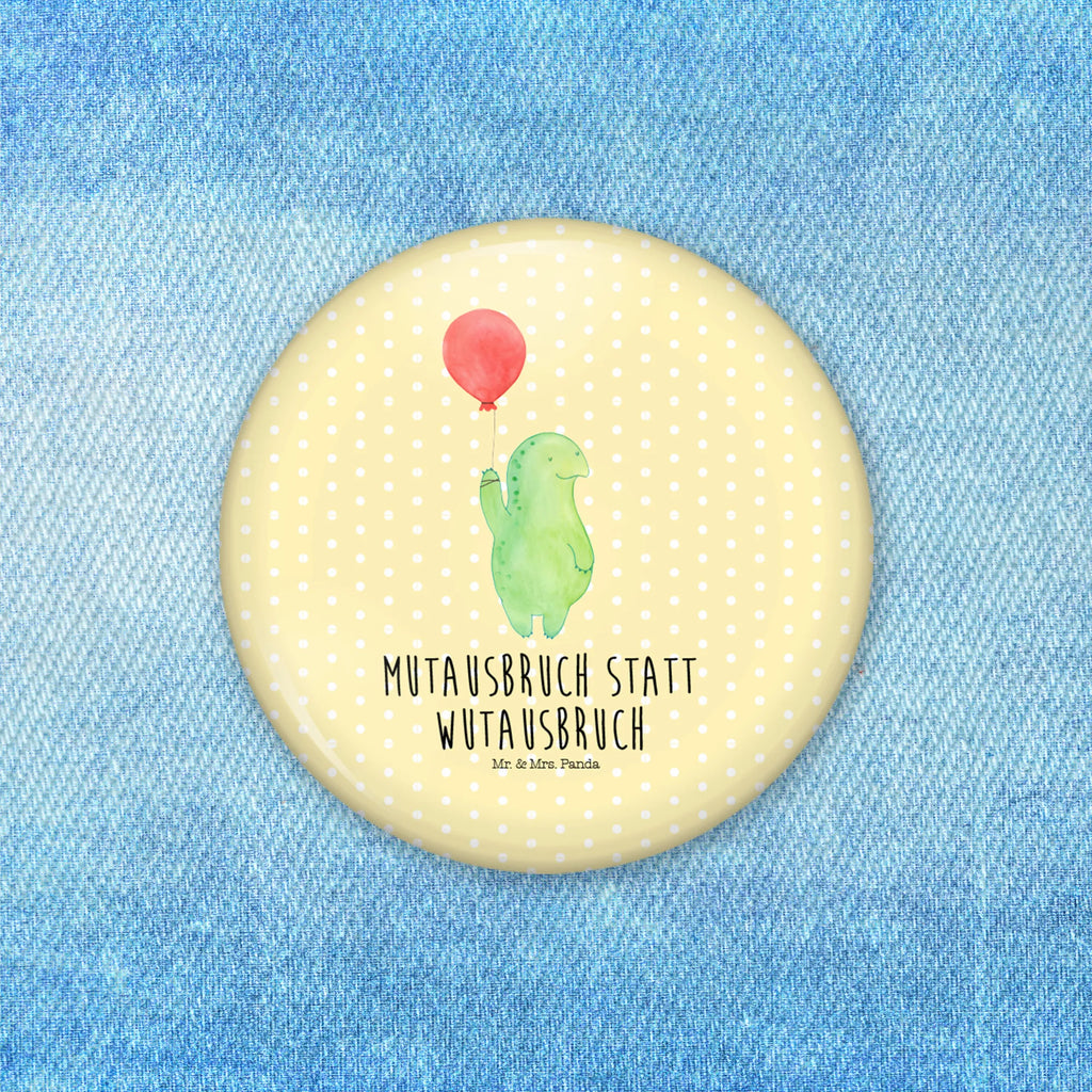 Button Schildkröte Luftballon 50mm Button, Button, Pin, Anstecknadel, Schildkröte, Schildkröten, Mutausbruch, Motivation, Motivationsspruch