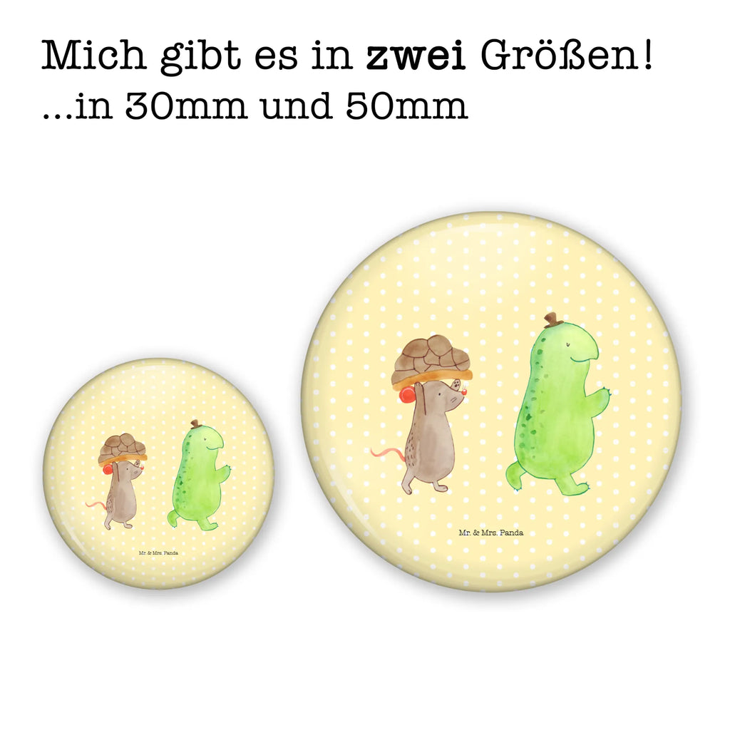 Button Schildkröte & Maus 50mm Button, Button, Pin, Anstecknadel, Schildkröte, Maus, Freunde, Freundinnen, beste Freunde, beste Freundinnen