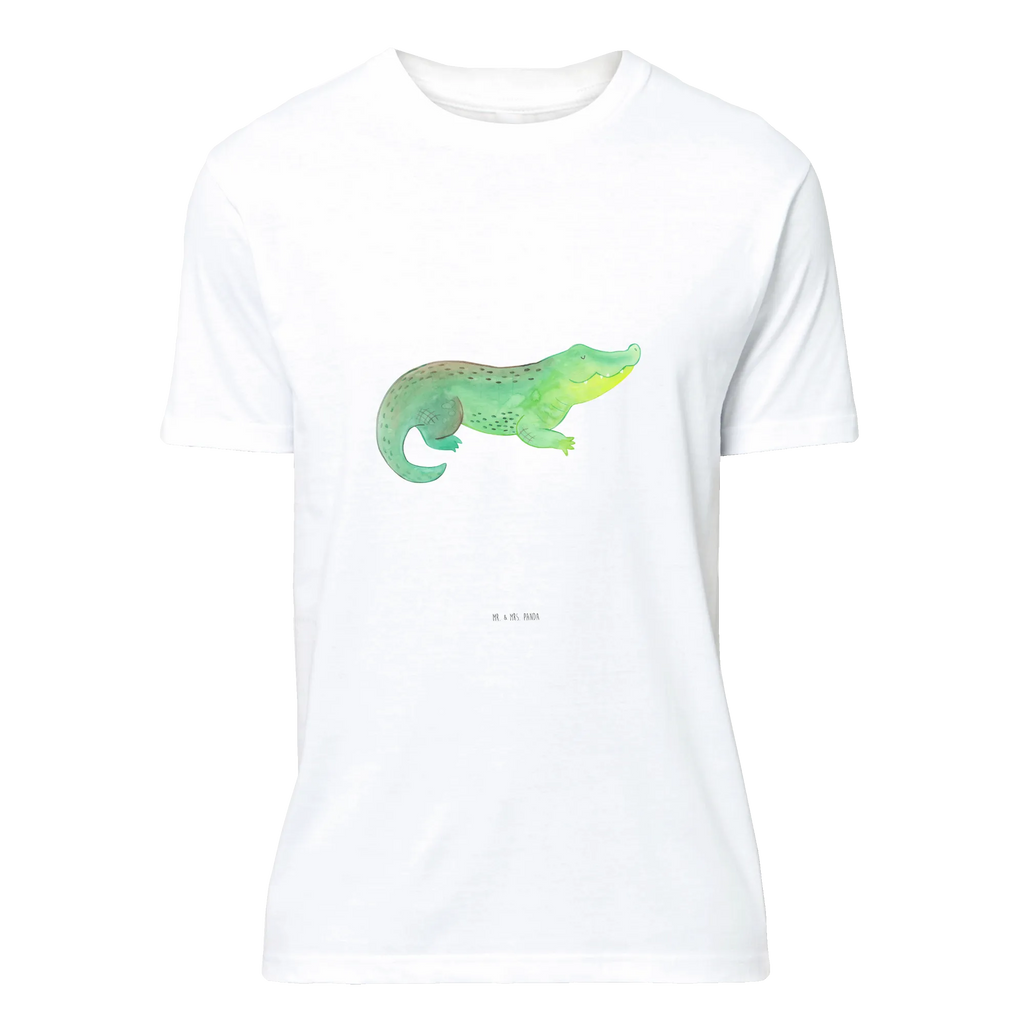 T-Shirt Standard Krokodil T-Shirt, Shirt, Tshirt, Lustiges T-Shirt, T-Shirt mit Spruch, Party, Junggesellenabschied, Jubiläum, Geburstag, Herrn, Damen, Männer, Frauen, Schlafshirt, Nachthemd, Sprüche, Meerestiere, Meer, Urlaub, Krokodil, Krokodile, verrückt sein, spontan sein, Abenteuerlust, Reiselust, Freundin, beste Freundin, Lieblingsmensch