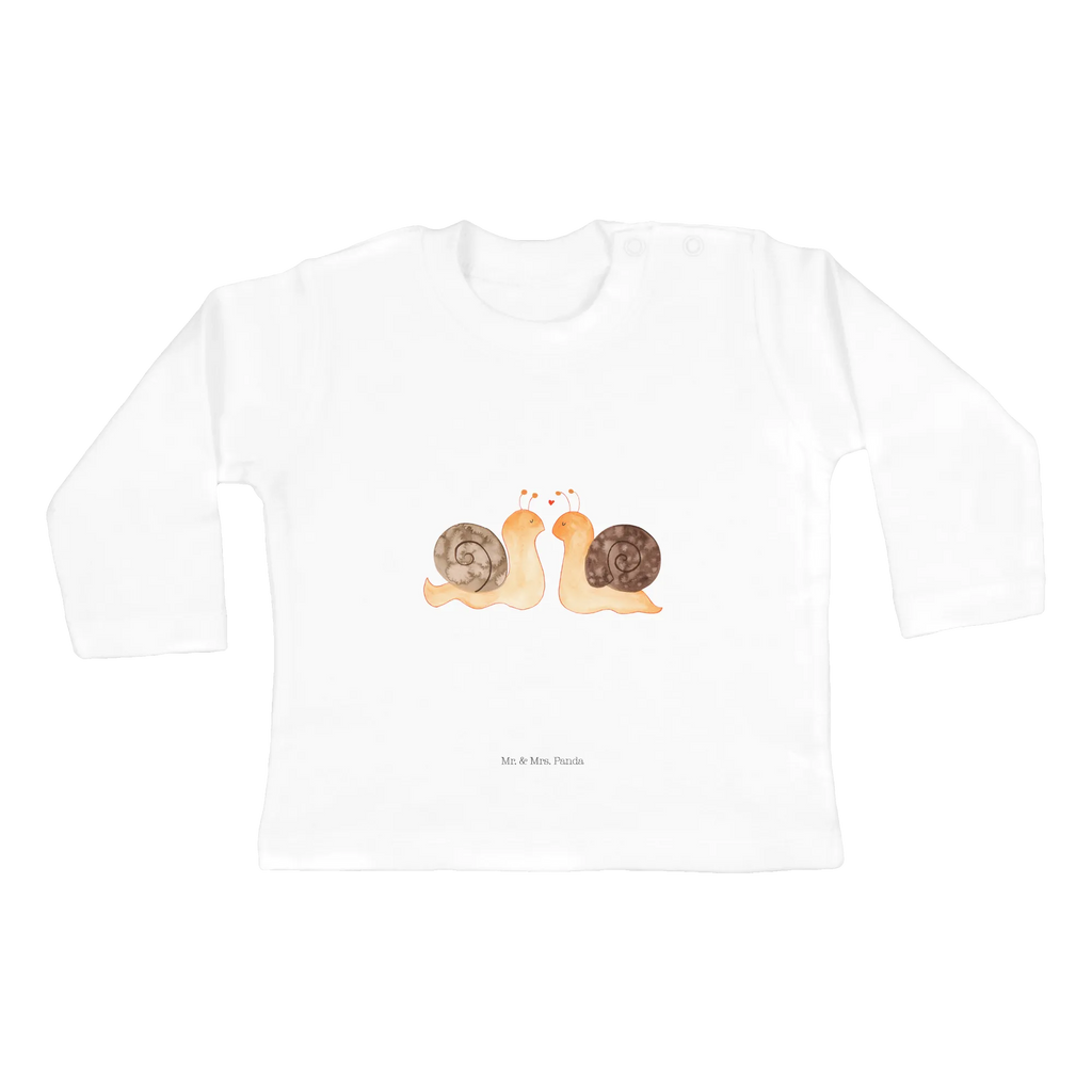 Baby Longsleeve Schnecken Liebe Mädchen, Jungen, Baby, Langarm, Bio, Kleidung, Liebe, Partner, Freund, Freundin, Ehemann, Ehefrau, Heiraten, Verlobung, Heiratsantrag, Liebesgeschenk, Jahrestag, Hocheitstag