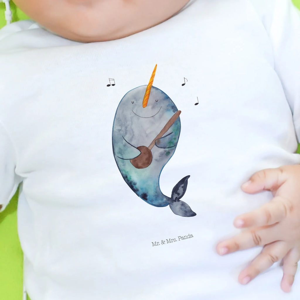 Organic Baby Shirt Narwal Gitarre Baby T-Shirt, Jungen Baby T-Shirt, Mädchen Baby T-Shirt, Shirt, Meerestiere, Meer, Urlaub, Narwal, Wal, Tanzen, Probleme, Problemlösung, Frust, Gespräche, Gitarre