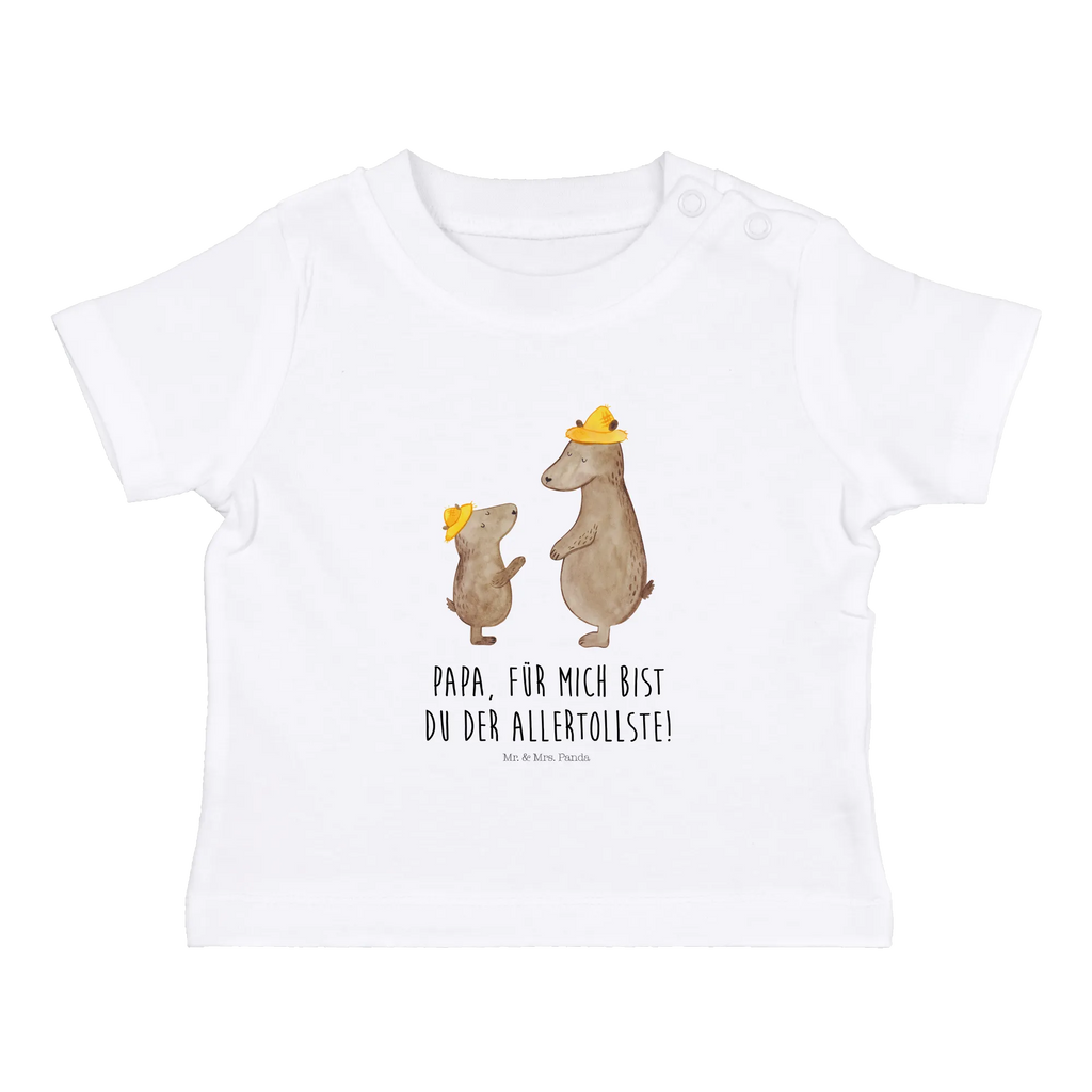 Organic Baby Shirt Bären mit Hut Baby T-Shirt, Jungen Baby T-Shirt, Mädchen Baby T-Shirt, Shirt, Familie, Vatertag, Muttertag, Bruder, Schwester, Mama, Papa, Oma, Opa, Bär, Bären, Vater, Papi, Paps, Dad, Daddy, Lieblingsmensch, Sohn, Söhne, Kind, Kinder, Vater-Sohn, Family, Vorbild