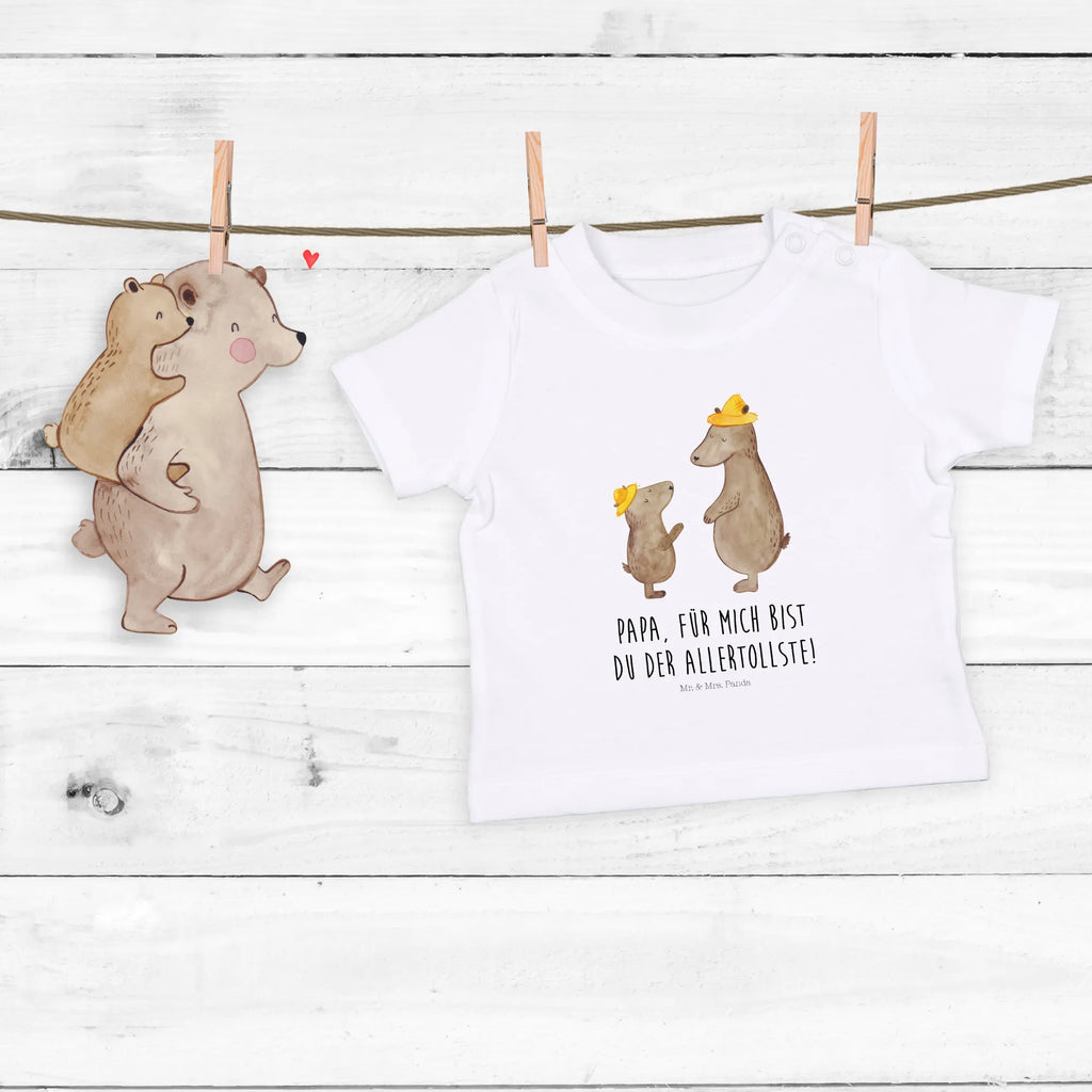 Organic Baby Shirt Bären mit Hut Baby T-Shirt, Jungen Baby T-Shirt, Mädchen Baby T-Shirt, Shirt, Familie, Vatertag, Muttertag, Bruder, Schwester, Mama, Papa, Oma, Opa, Bär, Bären, Vater, Papi, Paps, Dad, Daddy, Lieblingsmensch, Sohn, Söhne, Kind, Kinder, Vater-Sohn, Family, Vorbild