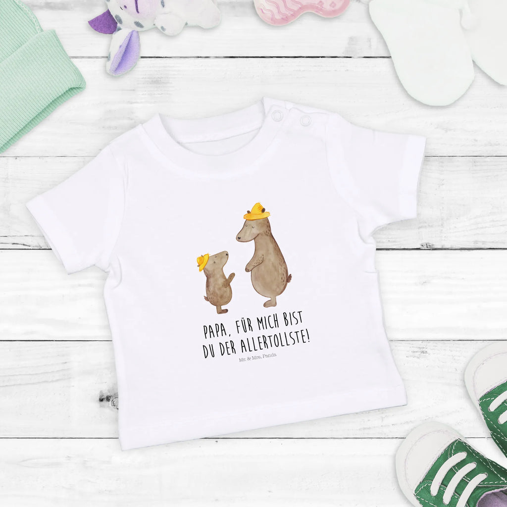 Organic Baby Shirt Bären mit Hut Baby T-Shirt, Jungen Baby T-Shirt, Mädchen Baby T-Shirt, Shirt, Familie, Vatertag, Muttertag, Bruder, Schwester, Mama, Papa, Oma, Opa, Bär, Bären, Vater, Papi, Paps, Dad, Daddy, Lieblingsmensch, Sohn, Söhne, Kind, Kinder, Vater-Sohn, Family, Vorbild