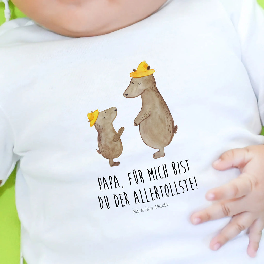 Organic Baby Shirt Bären mit Hut Baby T-Shirt, Jungen Baby T-Shirt, Mädchen Baby T-Shirt, Shirt, Familie, Vatertag, Muttertag, Bruder, Schwester, Mama, Papa, Oma, Opa, Bär, Bären, Vater, Papi, Paps, Dad, Daddy, Lieblingsmensch, Sohn, Söhne, Kind, Kinder, Vater-Sohn, Family, Vorbild