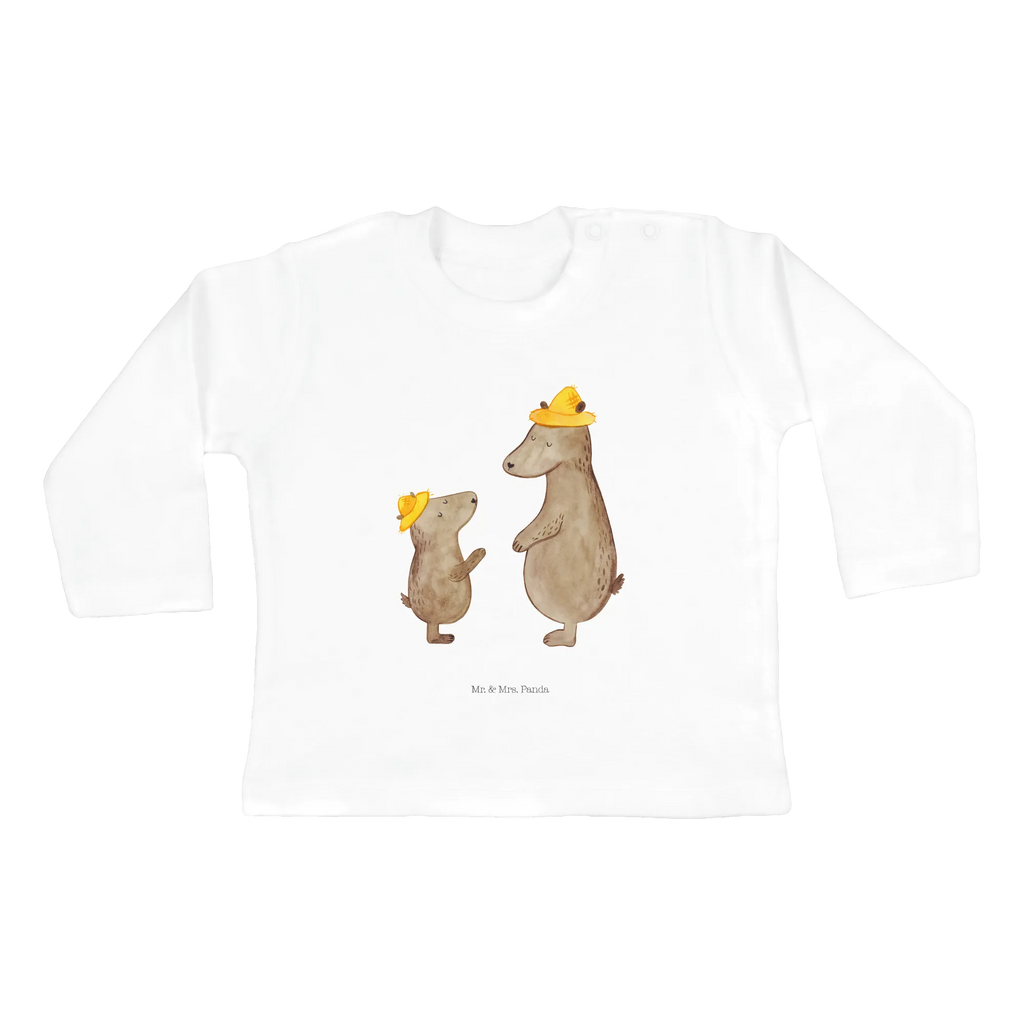 Baby Longsleeve Bären mit Hut Mädchen, Jungen, Baby, Langarm, Bio, Kleidung, Familie, Vatertag, Muttertag, Bruder, Schwester, Mama, Papa, Oma, Opa, Bär, Bären, Vater, Papi, Paps, Dad, Daddy, Lieblingsmensch, Sohn, Söhne, Kind, Kinder, Vater-Sohn, Family, Vorbild