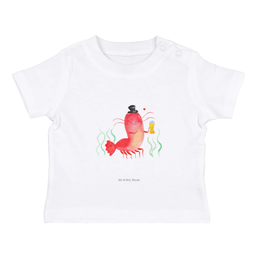 Organic Baby Shirt Hummer Weizen Baby T-Shirt, Jungen Baby T-Shirt, Mädchen Baby T-Shirt, Shirt, Meerestiere, Meer, Urlaub, Garnele, Garnelen, Bier, Kochen, Männerhaushalt, Junggeselle, Junggesellin, Bierliebhaber, Kneipe, Gasthaus, Wirtschaft