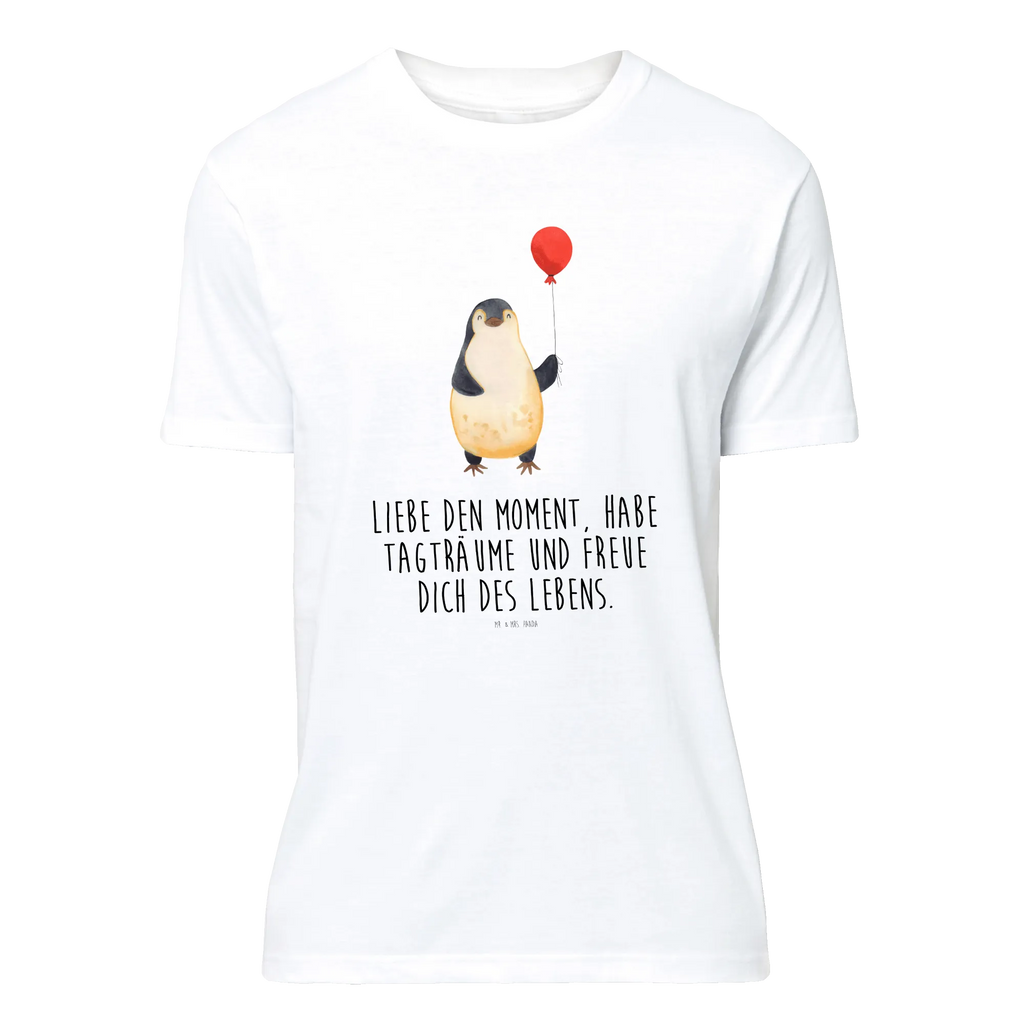 T-Shirt Standard Pinguin Luftballon T-Shirt, Shirt, Tshirt, Lustiges T-Shirt, T-Shirt mit Spruch, Party, Junggesellenabschied, Jubiläum, Geburstag, Herrn, Damen, Männer, Frauen, Schlafshirt, Nachthemd, Sprüche, Pinguin, Pinguine, Luftballon, Tagträume, Lebenslust, Geschenk Freundin, Geschenkidee, beste Freundin, Motivation, Neustart, neues Leben, Liebe, Glück