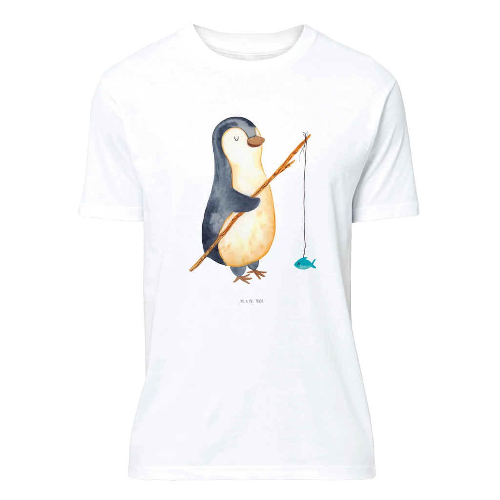 T-Shirt Standard Pinguin Angler T-Shirt, Shirt, Tshirt, Lustiges T-Shirt, T-Shirt mit Spruch, Party, Junggesellenabschied, Jubiläum, Geburstag, Herrn, Damen, Männer, Frauen, Schlafshirt, Nachthemd, Sprüche, Pinguin, Pinguine, Angeln, Angler, Tagträume, Hobby, Plan, Planer, Tagesplan, Neustart, Motivation, Geschenk, Freundinnen, Geschenkidee, Urlaub, Wochenende