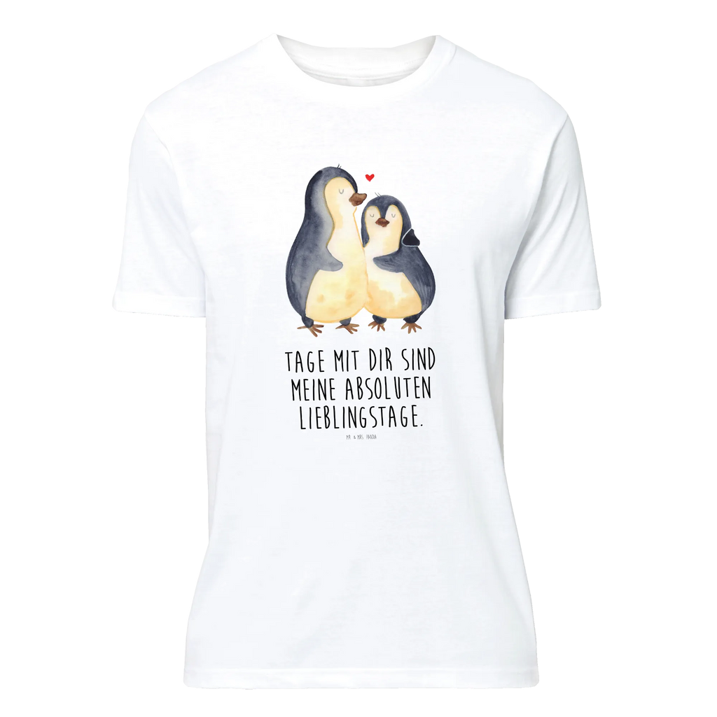 T-Shirt Standard Pinguin umarmend T-Shirt, Shirt, Tshirt, Lustiges T-Shirt, T-Shirt mit Spruch, Party, Junggesellenabschied, Jubiläum, Geburstag, Herrn, Damen, Männer, Frauen, Schlafshirt, Nachthemd, Sprüche, Pinguin, Liebe, Liebespaar, Liebesbeweis, Liebesgeschenk, Verlobung, Jahrestag, Hochzeitstag, Hochzeit, Hochzeitsgeschenk