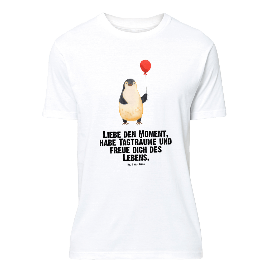 T-Shirt Standard Pinguin Luftballon T-Shirt, Shirt, Tshirt, Lustiges T-Shirt, T-Shirt mit Spruch, Party, Junggesellenabschied, Jubiläum, Geburstag, Herrn, Damen, Männer, Frauen, Schlafshirt, Nachthemd, Sprüche, Pinguin, Pinguine, Luftballon, Tagträume, Lebenslust, Geschenk Freundin, Geschenkidee, beste Freundin, Motivation, Neustart, neues Leben, Liebe, Glück