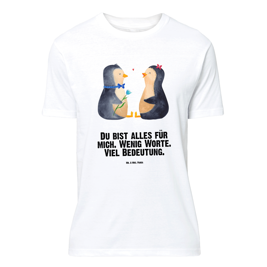 T-Shirt Standard Pinguin Pärchen T-Shirt, Shirt, Tshirt, Lustiges T-Shirt, T-Shirt mit Spruch, Party, Junggesellenabschied, Jubiläum, Geburstag, Herrn, Damen, Männer, Frauen, Schlafshirt, Nachthemd, Sprüche, Pinguin, Pinguine, Liebe, Liebespaar, Liebesbeweis, Liebesgeschenk, Verlobung, Jahrestag, Hochzeitstag, Hochzeit, Hochzeitsgeschenk, große Liebe, Traumpaar