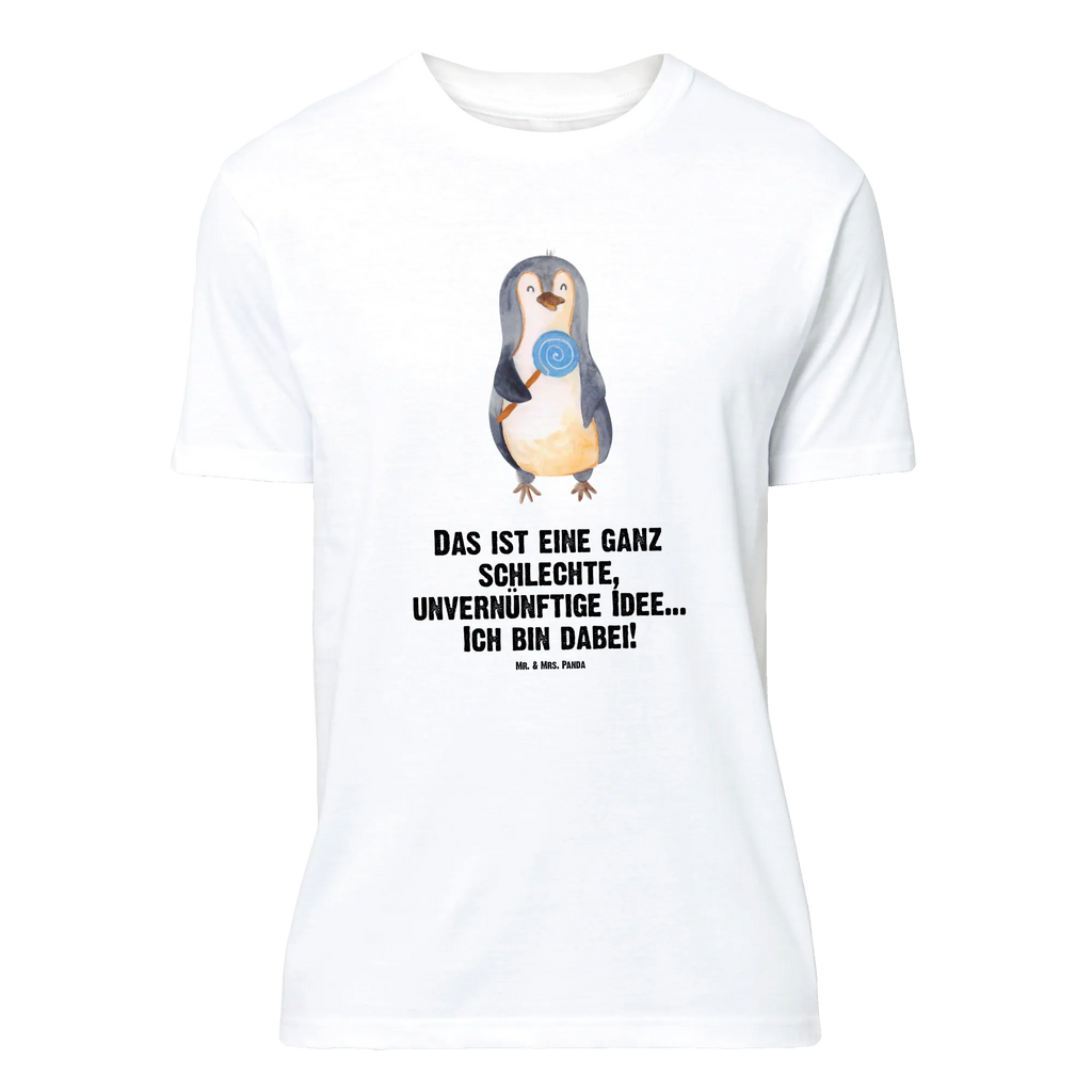 T-Shirt Standard Pinguin Lolli T-Shirt, Shirt, Tshirt, Lustiges T-Shirt, T-Shirt mit Spruch, Party, Junggesellenabschied, Jubiläum, Geburstag, Herrn, Damen, Männer, Frauen, Schlafshirt, Nachthemd, Sprüche, Pinguin, Pinguine, Lolli, Süßigkeiten, Blödsinn, Spruch, Rebell, Gauner, Ganove, Rabauke