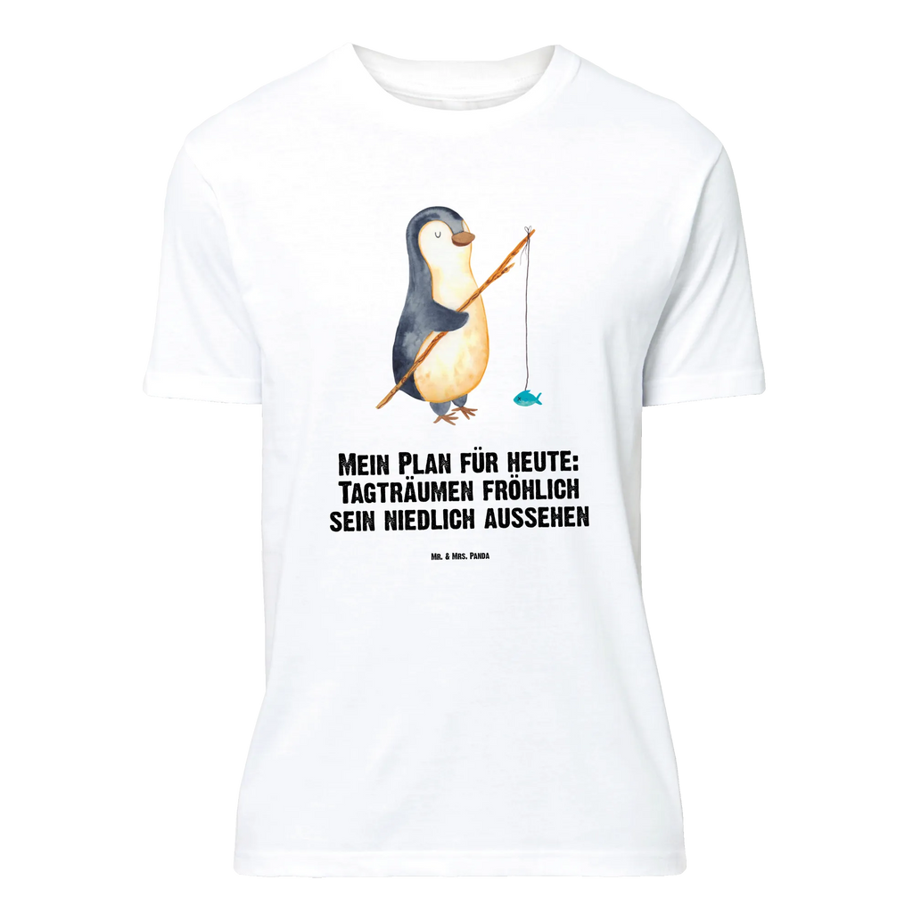 T-Shirt Standard Pinguin Angler T-Shirt, Shirt, Tshirt, Lustiges T-Shirt, T-Shirt mit Spruch, Party, Junggesellenabschied, Jubiläum, Geburstag, Herrn, Damen, Männer, Frauen, Schlafshirt, Nachthemd, Sprüche, Pinguin, Pinguine, Angeln, Angler, Tagträume, Hobby, Plan, Planer, Tagesplan, Neustart, Motivation, Geschenk, Freundinnen, Geschenkidee, Urlaub, Wochenende