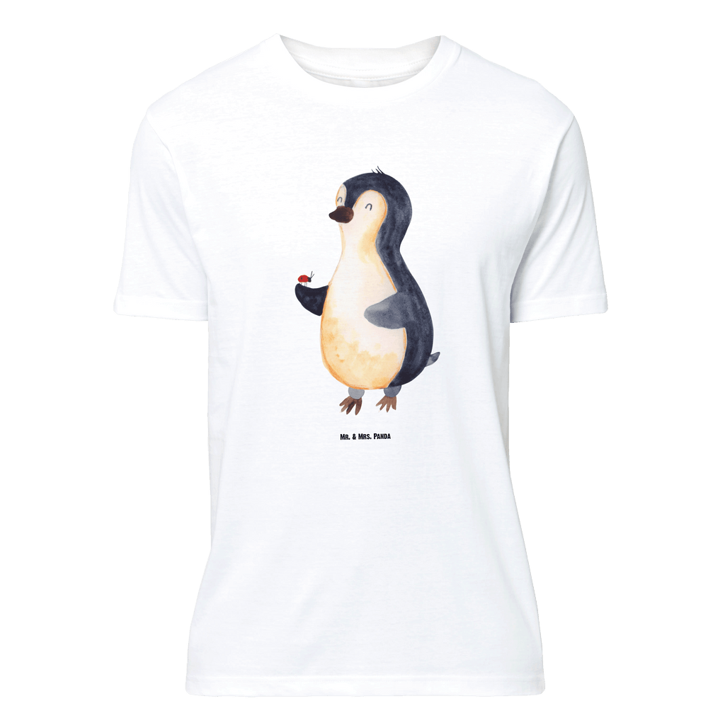 T-Shirt Standard Pinguin Marienkäfer T-Shirt, Shirt, Tshirt, Lustiges T-Shirt, T-Shirt mit Spruch, Party, Junggesellenabschied, Jubiläum, Geburstag, Herrn, Damen, Männer, Frauen, Schlafshirt, Nachthemd, Sprüche, Pinguin, Pinguine, Marienkäfer, Liebe, Wunder, Glück, Freude, Lebensfreude