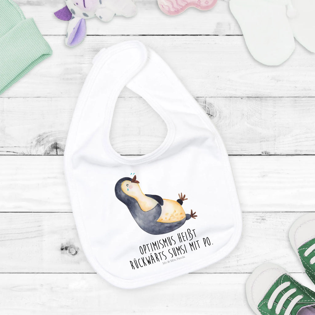 Organic Babylätzchen Pinguin Lachen Baby, Lätzchen, Spucktuch, Sabberlätzchen, Klettlätzchen, Babygeschenk, Baby Lätzchen, Geschenk für Geburt, Geschenk zur Geburt, Baby Spucktuch, Babyausstattung, Geschenkidee für Babyparty, Pinguin, Pinguine, lustiger Spruch, Optimismus, Fröhlich, Lachen, Humor, Fröhlichkeit