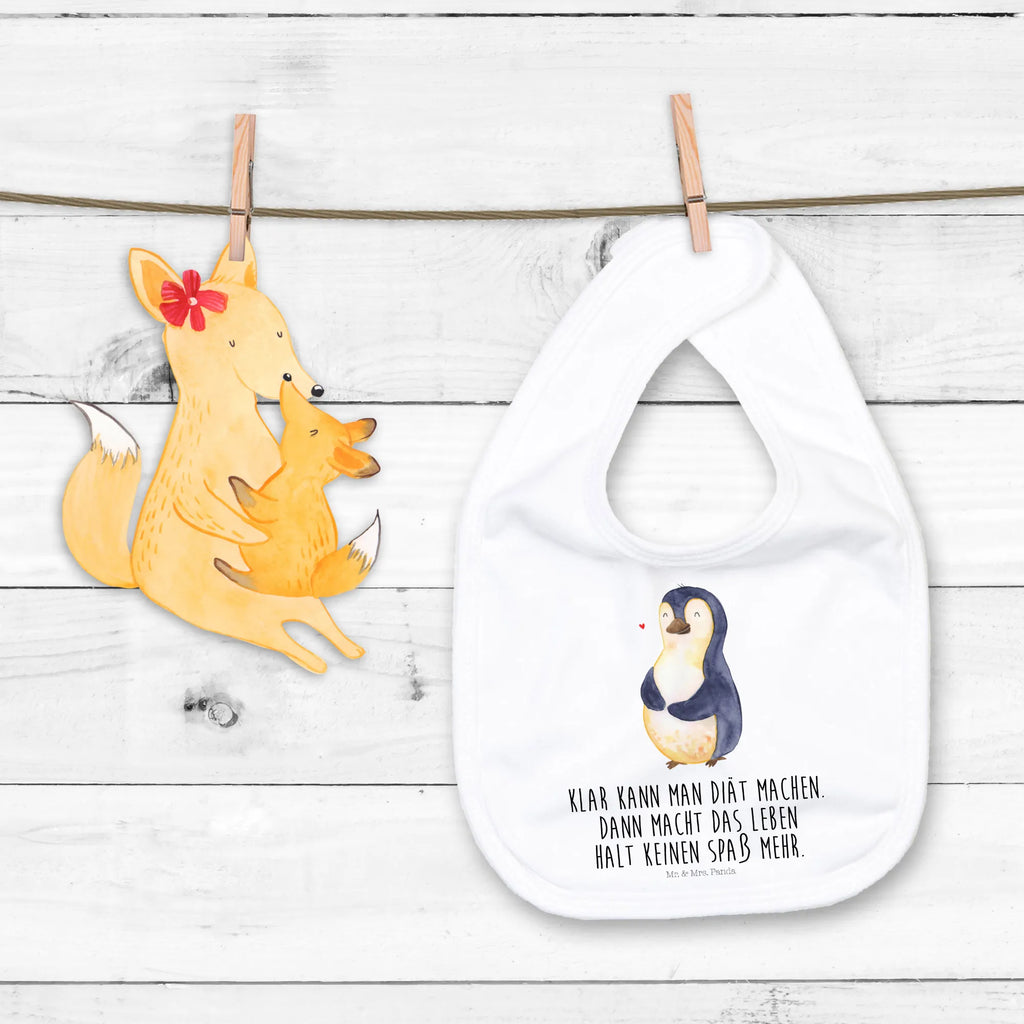 Organic Babylätzchen Pinguin Diät Baby, Lätzchen, Spucktuch, Sabberlätzchen, Klettlätzchen, Babygeschenk, Baby Lätzchen, Geschenk für Geburt, Geschenk zur Geburt, Baby Spucktuch, Babyausstattung, Geschenkidee für Babyparty, Pinguin, Pinguine, Diät, Abnehmen, Abspecken, Gewicht, Motivation, Selbstliebe, Körperliebe, Selbstrespekt