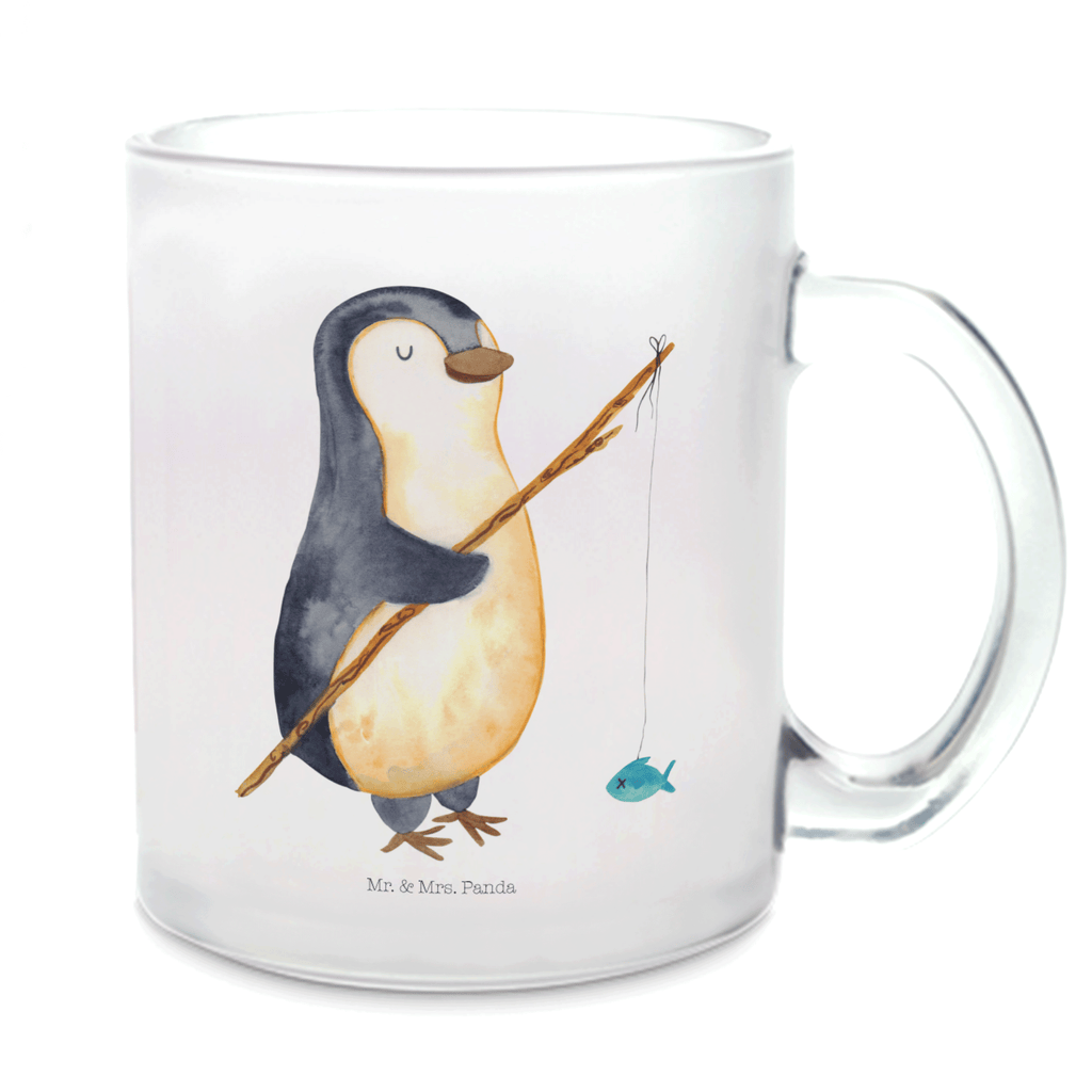 Teetasse Pinguin Angler Teetasse, Teeglas, Teebecher, Tasse mit Henkel, Tasse, Glas Teetasse, Teetasse aus Glas, Pinguin, Pinguine, Angeln, Angler, Tagträume, Hobby, Plan, Planer, Tagesplan, Neustart, Motivation, Geschenk, Freundinnen, Geschenkidee, Urlaub, Wochenende