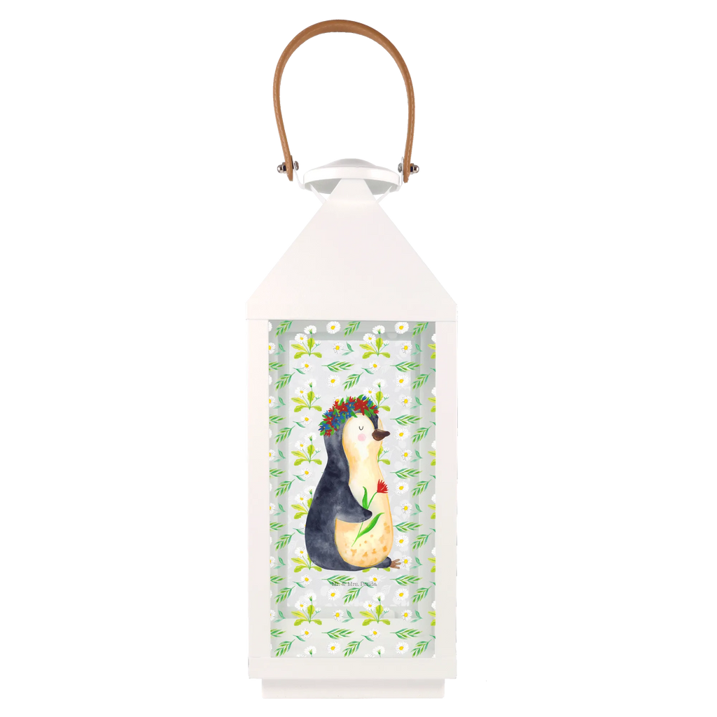 Deko Laterne Pinguin Blumenkranz Gartenlampe, Gartenleuchte, Gartendekoration, Gartenlicht, Laterne kleine Laternen, XXL Laternen, Laterne groß, Pinguin, Pinguine, Blumenkranz, Universum, Leben, Wünsche, Ziele, Lebensziele, Motivation, Lebenslust, Liebeskummer, Geschenkidee