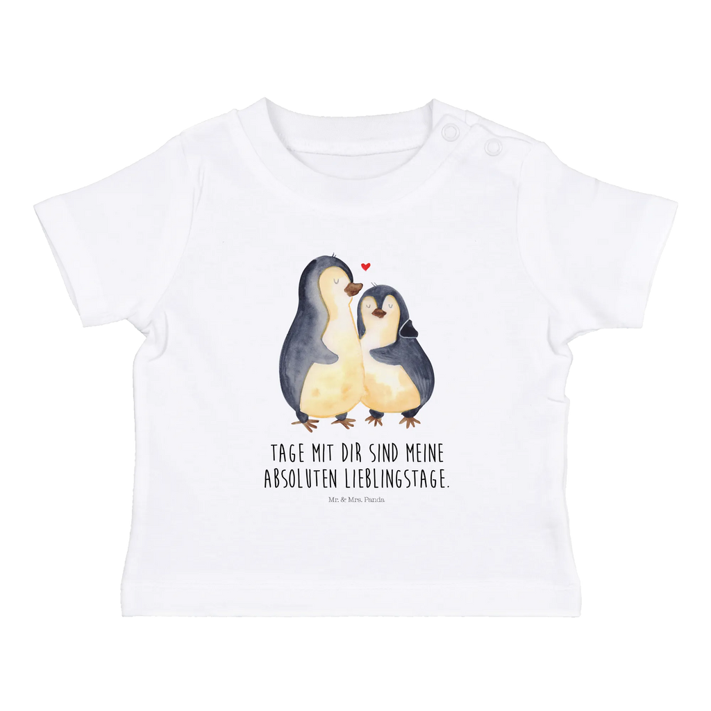 Organic Baby Shirt Pinguin umarmen Baby T-Shirt, Jungen Baby T-Shirt, Mädchen Baby T-Shirt, Shirt, Pinguin, Liebe, Liebespaar, Liebesbeweis, Liebesgeschenk, Verlobung, Jahrestag, Hochzeitstag, Hochzeit, Hochzeitsgeschenk