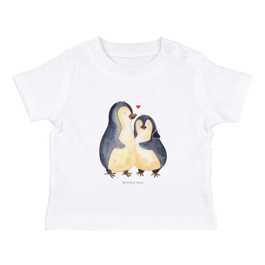 Organic Baby Shirt Pinguin umarmen Baby T-Shirt, Jungen Baby T-Shirt, Mädchen Baby T-Shirt, Shirt, Pinguin, Liebe, Liebespaar, Liebesbeweis, Liebesgeschenk, Verlobung, Jahrestag, Hochzeitstag, Hochzeit, Hochzeitsgeschenk