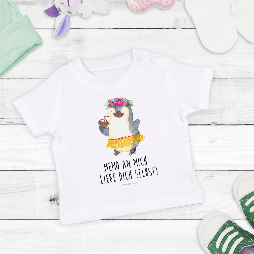 Organic Baby Shirt Pinguin Kokosnuss Baby T-Shirt, Jungen Baby T-Shirt, Mädchen Baby T-Shirt, Shirt, Pinguin, Aloha, Hawaii, Urlaub, Kokosnuss, Pinguine