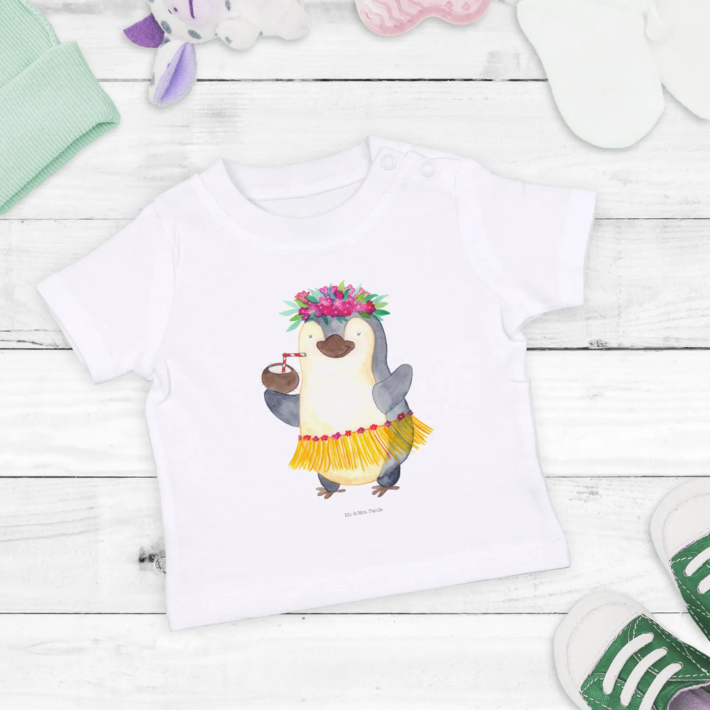 Organic Baby Shirt Pinguin Kokosnuss Baby T-Shirt, Jungen Baby T-Shirt, Mädchen Baby T-Shirt, Shirt, Pinguin, Aloha, Hawaii, Urlaub, Kokosnuss, Pinguine