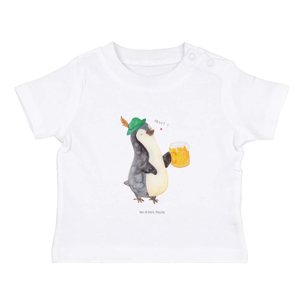 Organic Baby Shirt Pinguin Bier Baby T-Shirt, Jungen Baby T-Shirt, Mädchen Baby T-Shirt, Shirt, Pinguin, Pinguine, Bier, Oktoberfest