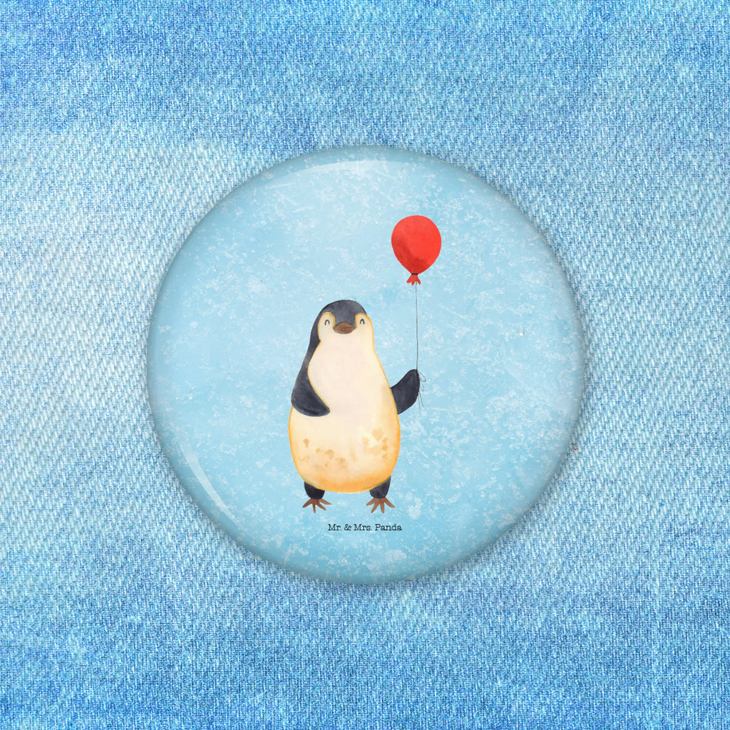 Button Pinguin Luftballon 50mm Button, Button, Pin, Anstecknadel, Pinguin, Pinguine, Luftballon, Tagträume, Lebenslust, Geschenk Freundin, Geschenkidee, beste Freundin, Motivation, Neustart, neues Leben, Liebe, Glück