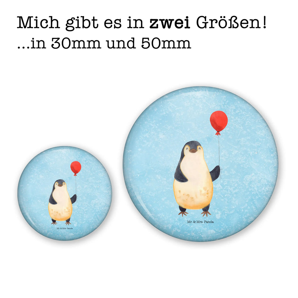 Button Pinguin Luftballon 50mm Button, Button, Pin, Anstecknadel, Pinguin, Pinguine, Luftballon, Tagträume, Lebenslust, Geschenk Freundin, Geschenkidee, beste Freundin, Motivation, Neustart, neues Leben, Liebe, Glück