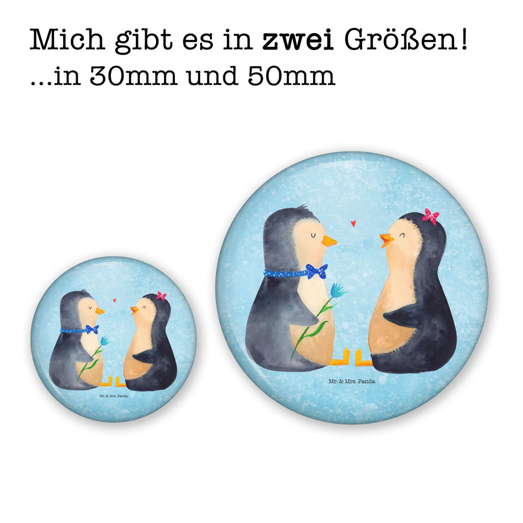 Button Pinguin Pärchen 50mm Button, Button, Pin, Anstecknadel, Pinguin, Pinguine, Liebe, Liebespaar, Liebesbeweis, Liebesgeschenk, Verlobung, Jahrestag, Hochzeitstag, Hochzeit, Hochzeitsgeschenk, große Liebe, Traumpaar