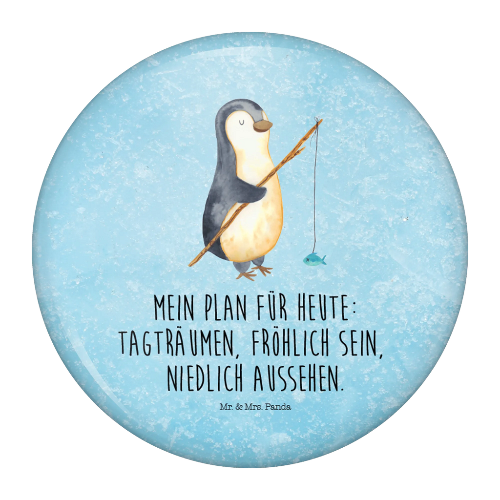 Button Pinguin Angler 50mm Button, Button, Pin, Anstecknadel, Pinguin, Pinguine, Angeln, Angler, Tagträume, Hobby, Plan, Planer, Tagesplan, Neustart, Motivation, Geschenk, Freundinnen, Geschenkidee, Urlaub, Wochenende