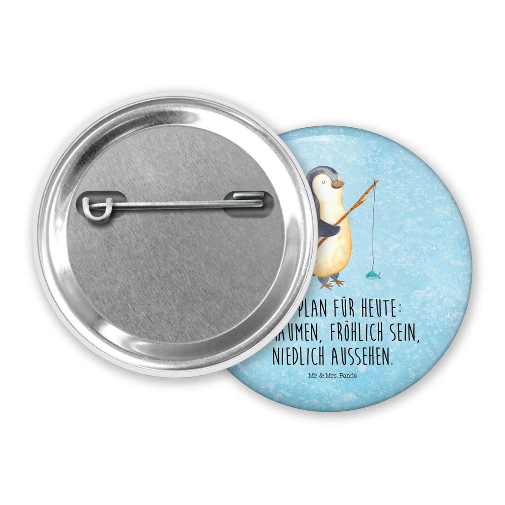 Button Pinguin Angler 50mm Button, Button, Pin, Anstecknadel, Pinguin, Pinguine, Angeln, Angler, Tagträume, Hobby, Plan, Planer, Tagesplan, Neustart, Motivation, Geschenk, Freundinnen, Geschenkidee, Urlaub, Wochenende