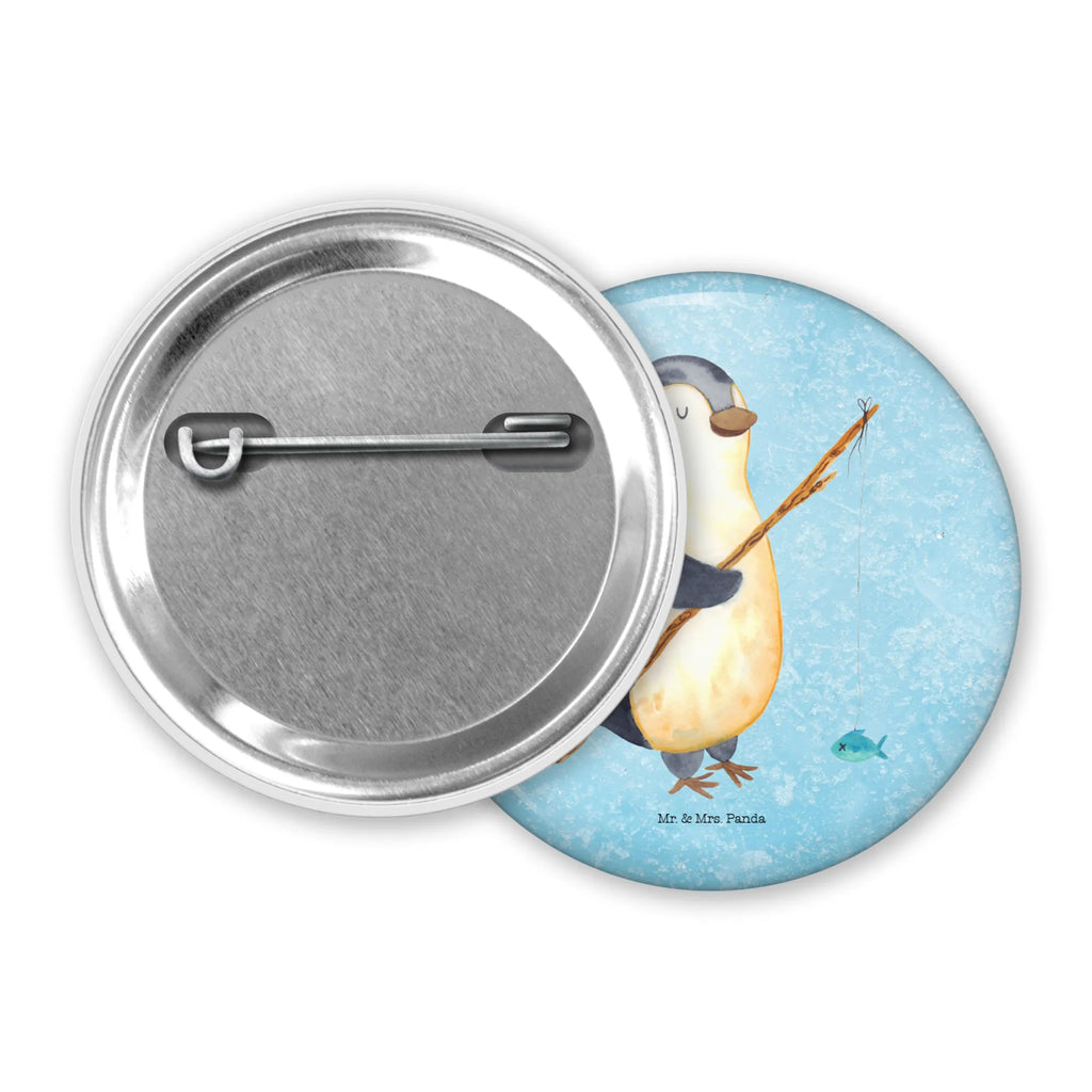 Button Pinguin Angler 50mm Button, Button, Pin, Anstecknadel, Pinguin, Pinguine, Angeln, Angler, Tagträume, Hobby, Plan, Planer, Tagesplan, Neustart, Motivation, Geschenk, Freundinnen, Geschenkidee, Urlaub, Wochenende