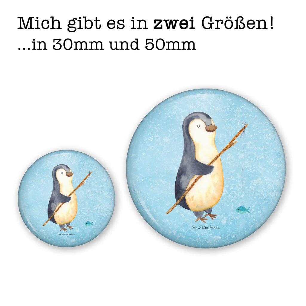 Button Pinguin Angler 50mm Button, Button, Pin, Anstecknadel, Pinguin, Pinguine, Angeln, Angler, Tagträume, Hobby, Plan, Planer, Tagesplan, Neustart, Motivation, Geschenk, Freundinnen, Geschenkidee, Urlaub, Wochenende