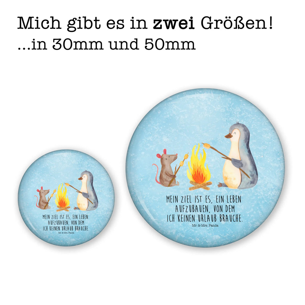 Button Pinguin Lagerfeuer 50mm Button, Button, Pin, Anstecknadel, Pinguin, Maus, Pinguine, Lagerfeuer, Leben, Arbeit, Job, Motivation, Büro, Büroalltag, Lebensspruch, Lebensmotivation, Neustart, Liebe, grillen, Feuer, Marshmallows