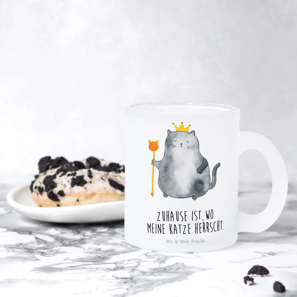 Teetasse Katzen Koenig Teetasse, Teeglas, Teebecher, Tasse mit Henkel, Tasse, Glas Teetasse, Teetasse aus Glas, Katze, Katzenmotiv, Katzenfan, Katzendeko, Katzenfreund, Katzenliebhaber, Katzenprodukte, Katzenartikel, Katzenaccessoires, Katzensouvenirs, Katzenliebhaberprodukte, Katzenmotive, Katzen, Kater, Mietze, Cat, Cats, Katzenhalter, Katzenbesitzerin, Haustier, König, Königin, Queen, Familie, Mietzhaus, Wohnung, erste eigenen Wohnung, Umzug, Einzug