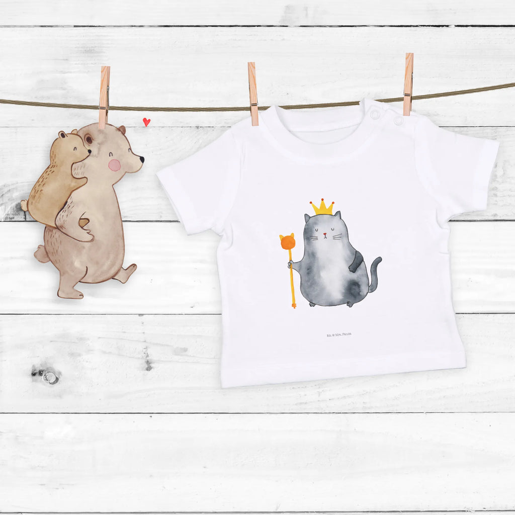 Organic Baby Shirt Katze König Baby T-Shirt, Jungen Baby T-Shirt, Mädchen Baby T-Shirt, Shirt, Katze, Katzenmotiv, Katzenfan, Katzendeko, Katzenfreund, Katzenliebhaber, Katzenprodukte, Katzenartikel, Katzenaccessoires, Katzensouvenirs, Katzenliebhaberprodukte, Katzenmotive, Katzen, Kater, Mietze, Cat, Cats, Katzenhalter, Katzenbesitzerin, Haustier, König, Königin, Queen, Familie, Mietzhaus, Wohnung, erste eigenen Wohnung, Umzug, Einzug