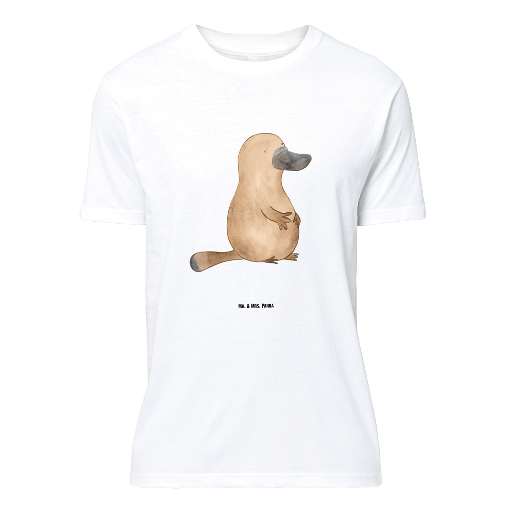 T-Shirt Standard Schnabeltier mutig T-Shirt, Shirt, Tshirt, Lustiges T-Shirt, T-Shirt mit Spruch, Party, Junggesellenabschied, Jubiläum, Geburstag, Herrn, Damen, Männer, Frauen, Schlafshirt, Nachthemd, Sprüche, Meerestiere, Meer, Urlaub, Schnabeltier, Mut, mutig, Lebensweisheit, Schnabeltiere, Motivation, Training, Büro, Arbeit, Neuanfang, Neustart, Weltreise, Raodtrip