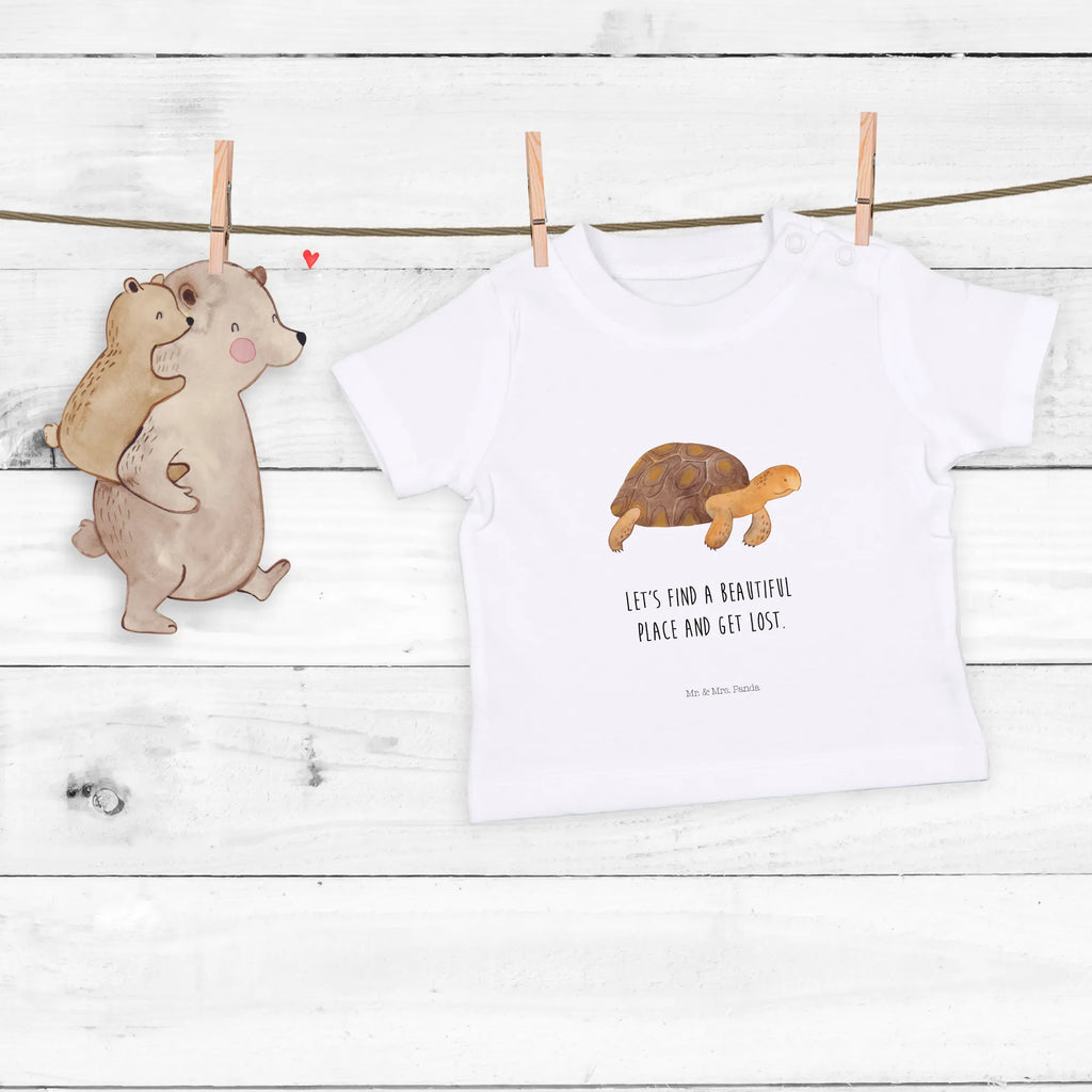 Organic Baby Shirt Schildkröte Marschieren Baby T-Shirt, Jungen Baby T-Shirt, Mädchen Baby T-Shirt, Shirt, Meerestiere, Meer, Urlaub, Schildkröte, Schildkröten, get lost, Abenteuer, Reiselust, Inspiration, Neustart, Motivation, Lieblingsmensch