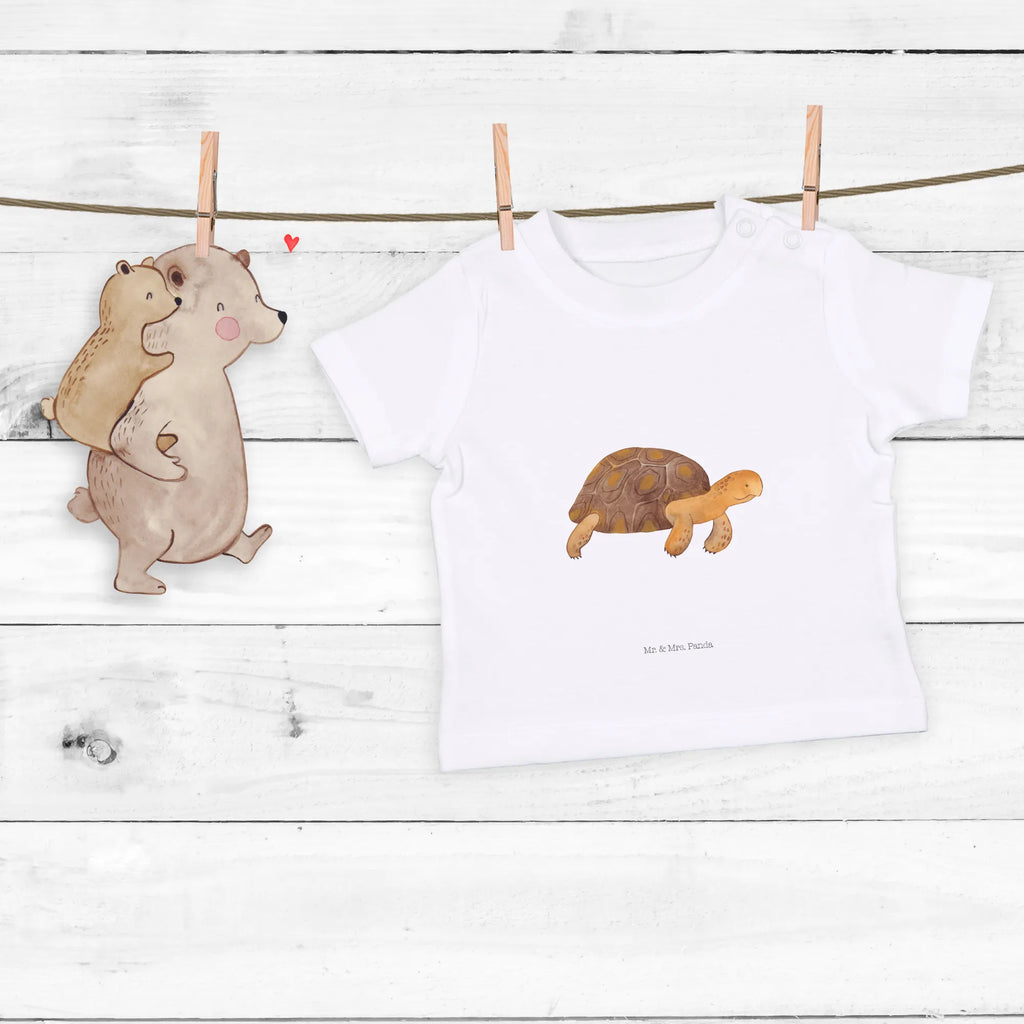 Organic Baby Shirt Schildkröte Marschieren Baby T-Shirt, Jungen Baby T-Shirt, Mädchen Baby T-Shirt, Shirt, Meerestiere, Meer, Urlaub, Schildkröte, Schildkröten, get lost, Abenteuer, Reiselust, Inspiration, Neustart, Motivation, Lieblingsmensch