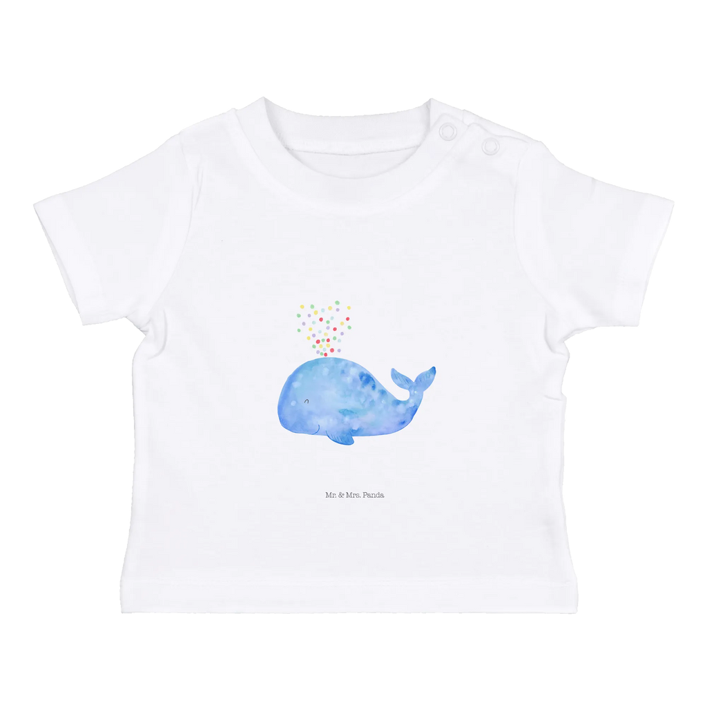 Organic Baby Shirt Wal Konfetti Baby T-Shirt, Jungen Baby T-Shirt, Mädchen Baby T-Shirt, Shirt, Meerestiere, Meer, Urlaub, Wal, Konfetti, Wale, Motivation, Neuanfang, Trennung, Diät, Abnehmen, Neustart, Lebensabschnitt, Geburtstag