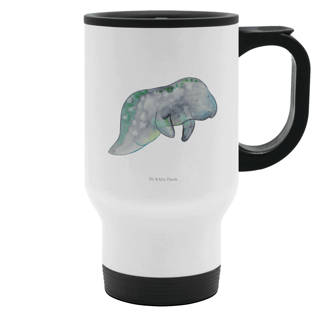 Thermobecher Seekuh chillt Thermobecher, To Go Becher, Thermotasse, Kaffeebecher, Isolierbecher, Thermobecher To Go, Warmhaltetasse, Edelstahlbecher, Reisebecher, Tasse mit Deckel, Thermobecher für 400 ml, Kaffeetasse zum Mitnehmen, Tasse zum Mitnehmen, Spülmaschinenfest, Meerestiere, Meer, Urlaub, Seekuh, Seekühe, Diät, Abnehmen, Zucker, Diätwahn, Essen, Süßigkeiten