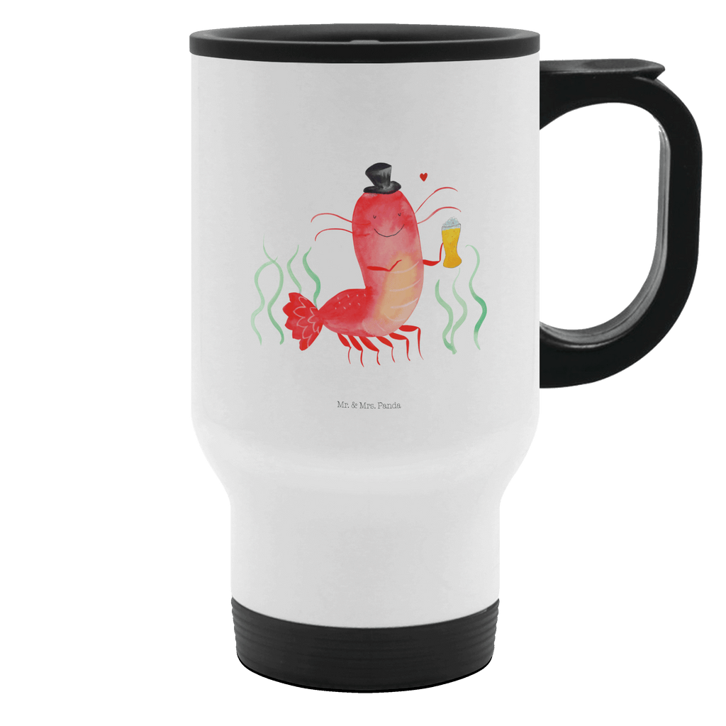 Thermobecher Hummer mit Weizen Thermobecher, To Go Becher, Thermotasse, Kaffeebecher, Isolierbecher, Thermobecher To Go, Warmhaltetasse, Edelstahlbecher, Reisebecher, Tasse mit Deckel, Thermobecher für 400 ml, Kaffeetasse zum Mitnehmen, Tasse zum Mitnehmen, Spülmaschinenfest, Meerestiere, Meer, Urlaub, Garnele, Garnelen, Bier, Kochen, Männerhaushalt, Junggeselle, Junggesellin, Bierliebhaber, Kneipe, Gasthaus, Wirtschaft